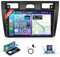 4G+64G Podofo 9‘’Android Autoradio Für Ford Fiesta Mk5 2006-2011 Wireless Carplay Android Auto,Android 13 8-Core RDS/FM Radio 2 din Bluetooth mit Touchscreen GPS Navi + AHD Rückfahrkamera DSP DAB+