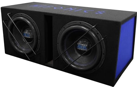 HIFONICS ZSPL12DUAL 2 X 30 cm (12) SPL Dual Subwoofer Box della serie Zeus | fino a 3600 W picco max.