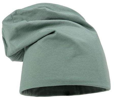 Leoberg Unisex Beanie Mütze Damen Herren - Leichte Kopfbedeckung in 158066-Grün-10