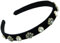scicent Haarband Schwarz Rokoko Perle Stirnband Damen Schwarz Haarreife Frauen Stirnbänder Mode Haarband Strass Kristall Haarschmuck Gnade Kopfschmuck - 27003