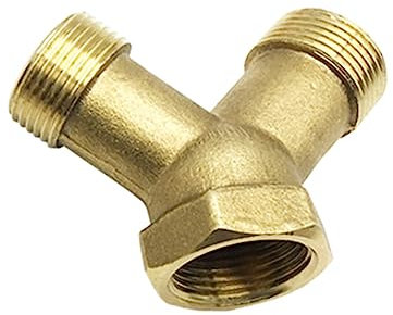 YXHYYDP Amarillo Adaptador de Acoplador de Adaptador de Divisor Triple para Lavadora de Autos de Alta Presión Conector para Lavadora de Alta Presión Tipo 55/58 Adaptador de Divisor Triple Amarillo