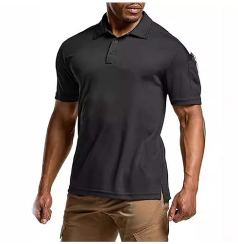 T-Shirts für Herren Weiss Schwarz Gelbes Blaues Rundhals Poloshirt Kurzarm, Golf, Bedrucken T-Shirts XXL Sommer Trikot Vielen Farben Erhältlich Baumwolle Funktionsshirt Trainings Sportswear Activewear