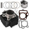Trkimal Bloc cylindre de moto 52,4 mm avec accessoires de piston et joint de cylindre de rechange pour moteur 4 temps 110 cm³ chinois TaoTao Coolster ATV Pit Quad Dirt Bike Go Kart