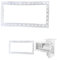 Lot de 2 joints d'écumoire à large ouverture, compatibles avec les skimmer automatique Hayward SPX1091GW, SP1091LX, pour sp1091wm Dyna-Skim