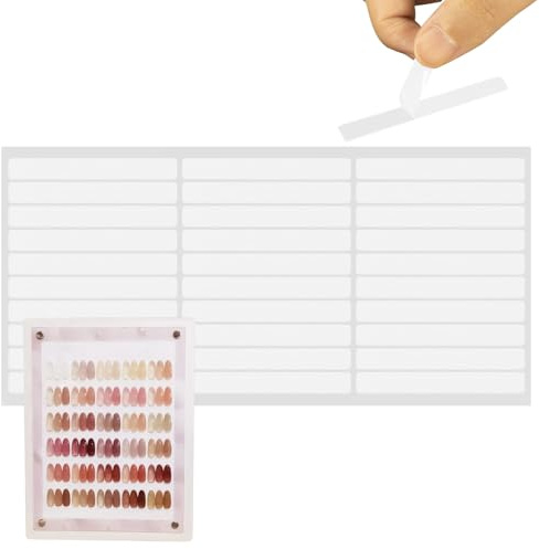 Tktouci Cinta Doble Cara Para Exhibición De Uñas - Cinta Adhesiva Fuerte Para Uñas Postizas - Suministros de Salon Reutilizables para Diseños de Manicura - Expositor Para Mostrar