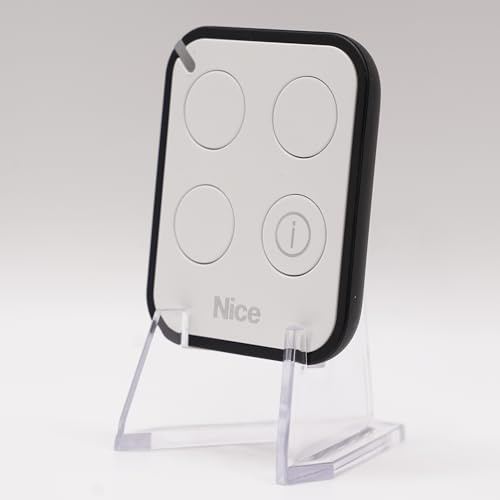 NICE FLO2R-S - Telecomando a 2 canali blu scuro per cancelli e garage, Rolling Code 433,92 MHz, compatibile FLOX2R / FLOXI2R / OX2 - Trasmettitore ufficiale certificato + 1 Goodies DOMOBIP (ON3EBD)