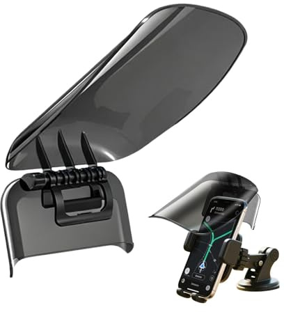 Gwtdtoad Parasol para Smartphone De Coche, Cubierta Plegable Aislante Térmica, Sombrilla Protectora Solar De Teléfono Móvil, para Viajes Largas Distancias Excursiones Familiares Desplazamientos