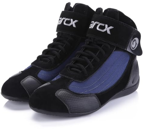 Scarpe da Moto per Uomo/Donna Unisex Stivali Moto Traspirante e Antiscivolo | Materiale traspirante