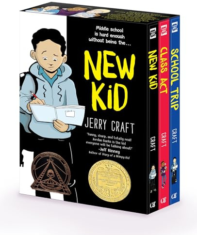 New Kid 3-Book Box Set: A Graphic Novel Collection: New Kid, Class Act, School Trip