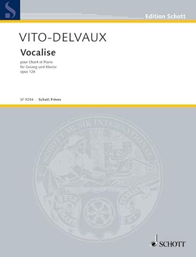 Vocalise: op. 124. high Voice and Piano. aiguë.