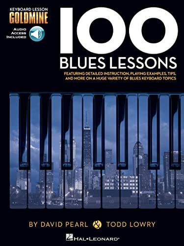 Keyboard Goldmine 100 Blues Lessons: Noten, CD (2) für Klavier (Keyboard Lesson Goldmine): Keyboard Lesson Goldmine Series