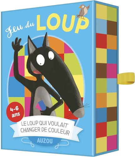 Cartes à Jouer Auzou - Jeu Du Loup Qui Voulait Changer de Couleur: Le jeu du loup qui voulait changer de couleur