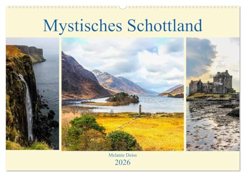 Mystisches Schottland (Wandkalender 2026 DIN A2 quer), CALVENDO Monatskalender: Den Zauber der mystischen Highlands in Schottland eingefangen in Bildern (CALVENDO Orte)