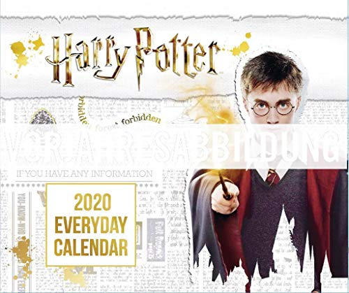 Harry Potter Tagesabreißkalender 2021 - Tischkalender mit perforierten Seiten - zum Aufstellen oder Aufhängen - Format 15,5 x 13,5 cm: Everyday Desk Calendar