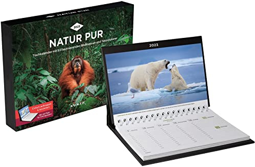 Natur Pur Tischkalender 2023 (KUNTH Tischkalender mit Wochenplaner)