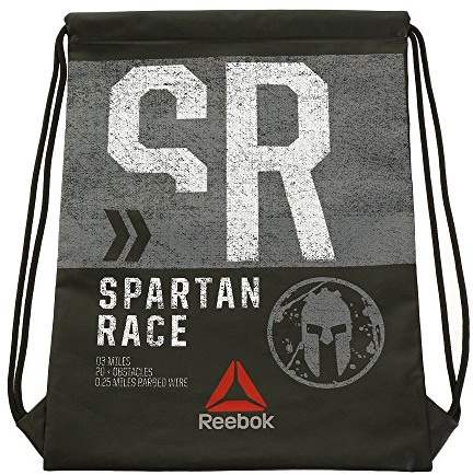 Reebok Spartan Turnbeutel, Unisex, Erwachsene, Schwarz, Einheitsgröße