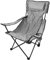 normani Robuster Camping Outdoor Angler Klappstuhl Outdoor Farbe Grau Deluxe