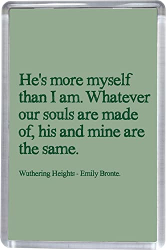 Wuthering Heights Myself Quote Fridge Magnet 5 x 7.5 cm
