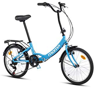 moma bikes Falträder First Class 20, Aluminium, Shimano 6 Gänge, Sattelkomfort