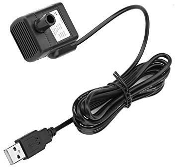 DC 5V 1.5W USB Mini Pompa Pompa Pompa senza Spazzola Ultra Calma Pompa Di Circolazione Acquario Fontana Acqua Acqua Acqua Pompa Elettrico per Pesce Tank Acquario