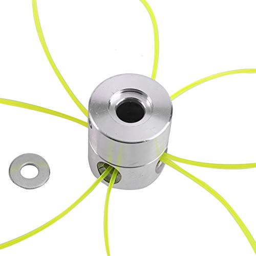 Cabezal Desbrozadora Universal, Cabezal Desbrozadora Universal con Repuestos, De Aluminio Universal Strimmer Cabezal De Corte Heads Conjunto De Cuerdas