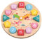LELIN TOYS 38254 Sky-Blue 10262 Holz-Lernuhr. 13 teilig, Multi Color