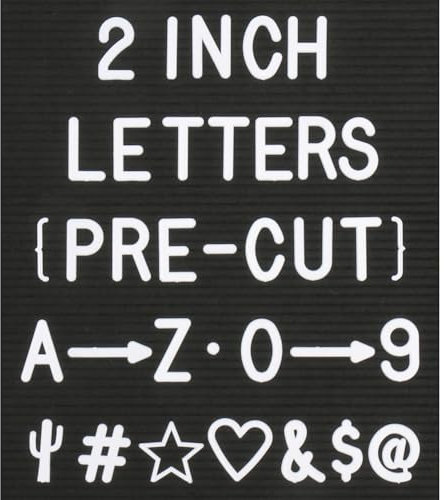 374 Metall Gold Extra Buchstaben für veränderbare Filz Buchstaben Board Buchstaben Metall Golden 1,9 cm vorgeschnittene Kunststoff Buchstaben