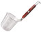 BESTONZON 2pcs Edelstahl Sieb Korb Holzgriff Draht Mesh Lebensmittel Skimmer K¨¹che Sieb f¨¹r Nudeln Nudel (12,5 cm)