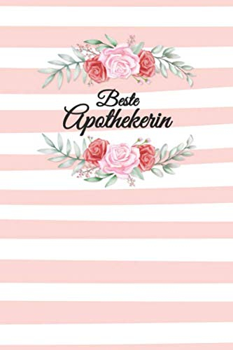 Apothekerin Notizbuch: insgesamt über 110 Seiten liniert, 6x9 ca A5 (15x23 cm) Geschenk Notizheft für Studium,Beruf,Apotheke,Zubehör. Geschenkidee als ... oder Notizblock Journal für Notizen im Labor