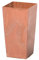 Prosperplast Pot urbi Square Beton Effect 4l., avec réservoir, Dimensions (mm) 140x140x265, Couleur Terre Cuite