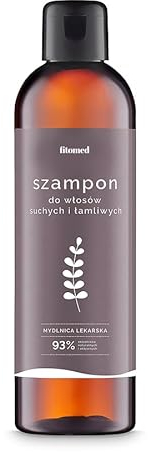 Fitomed Natual Shampoo Trockenes Haar 250ml – Feuchtigkeitsshampoo Haarshampoo ohne Sulfate Parabene und Silikone - mit Seifenkraut und Schachtelhalm