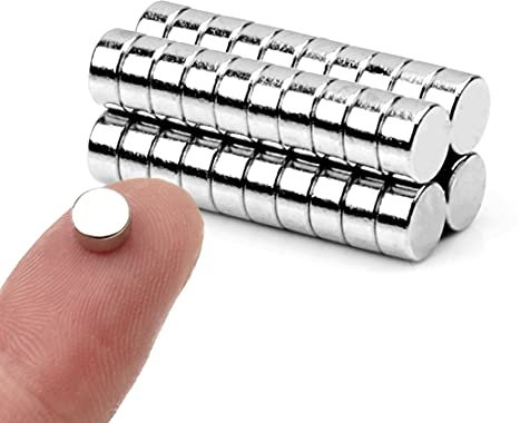 40pcs Small Round Refrigerator Magnets - Mini Craft Magnets for Whiteboard, Dry Erase Board in Home, Kitchen, School