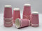 HOT BARGAINS 100 x 12oz Disposable Coffee Cups - Triple Layered, Leak Proof, Recyclable Paper Cups for Hot & Cold Drinks - Red & White