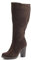 GABYLOU Stivali XL a polpaccio largo - modello Kamilla. DK Brown MF. 41