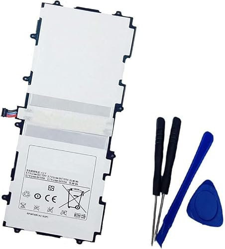 WXKJSHOP SP3676B1A Batteria di ricambio compatibile con Samsung GT-P5100 P5110 GT-P7500 GT-P7510 Galaxy Tab 10.1 & GT-N8000 GT-N8010 GT-N8013 Galaxy Note 10.1 con strumenti gratuiti