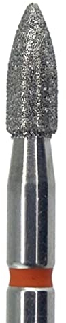 KMIZ Diamant Bit Flamme Fein (roter Ring) ø2,5 mm Nageldesign
