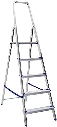 FRAMAR Scala Piuma 5 Gradini in Alluminio - Portata 100 Kg