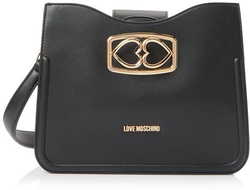 Love Moschino Sac à bandoulière Jc4040pp1h pour femme, taille unique, noir, 28X22X9