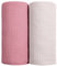 lulumoon Baby Pucktuch Musselin Decke - Baumwolle Dünne Atmungsaktive Babydecke - Baby Swaddle Decke Tücher für Junge und Mädchen 2 Stück 100x100cm(Rosa)