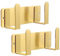 YOUGRIDDA Topfdeckelhalter, An der Wand befestigte 304 Edelstahl-Wannen-Deckel-Organisator-Halter, Selbstklebend, Küchen-Kochgerät-Werkzeug (Golden,2er-Set)