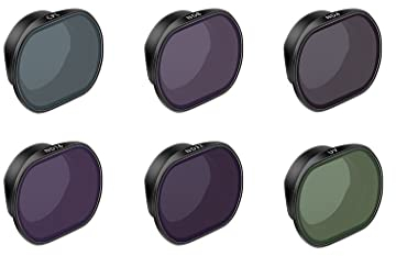 OZLLO [Drohnenteile] for DJI FPV Nd Filter CPL ND Filter Lens ND4 8 16 32 Polarisationsfilter Len Schutzabdeckung for FPV UV Filter Drone Zubehör (Color : 6pcs Mix)