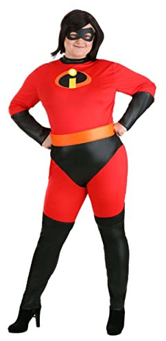 DISGUISE Incredibles 2 Classic Adult Plus Size Mrs. Incredible Fancy Dress Costume 3X