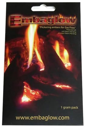 CACH Fires Glow Flamme Faser - Fasern, Geschmacksneutral, Bio-Ethanol-Kamin, Stift oder Scheiben