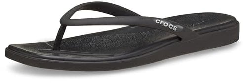 Crocs Miami Thong Flip, Infradito Donna, Nero, 36/37 EU
