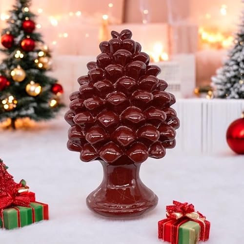 Doni Bomboniere Pack of 12 Gadgets Gifts for Christmas Customers, Friends Gift Ideas, Colourful Pine Cone Magnet, Cheap, Original Christmas Decorations Accessories DIY Gift Ideas for Men and Women