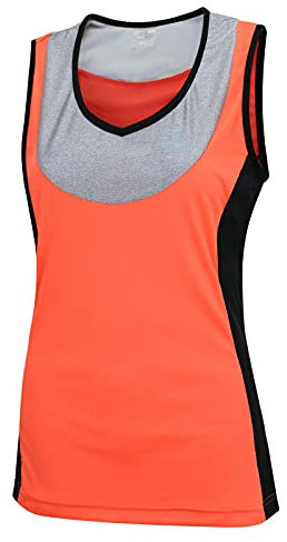 Airtracks Damen Funktions Fahrradtrikot Ärmellos Comfort Line - Radtrikot Kurzarm - Jersey - Atmungsaktiv - Schnelltrocknend - Reflektoren - rot - XXL