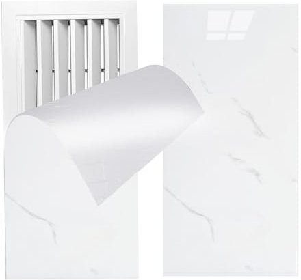 Cubiertas de ventilación con pegamento, 30 x 60 cm, deflector de ventilación para suelo doméstico, bolsillos para juntas completas para registros de suelo, pared y techo