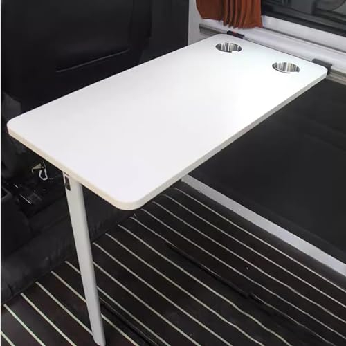 Table murale pliable pour camping-car, caravane, yachts – Support de pied de table Lagun avec pieds amovibles, table de salle à manger facile à installer pour les petits espaces