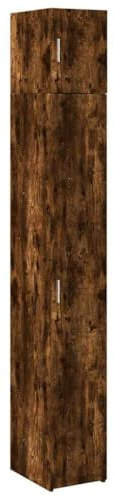 vidaXL Hochschrank Schmal Räuchereiche 30x42,5x225 cm Holzwerkstoff