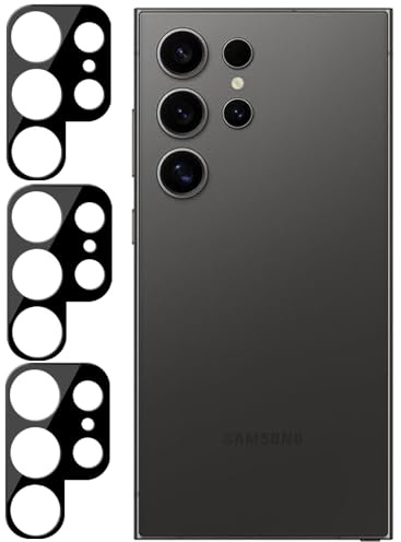 3 Pack Camera Lens Protector Tempered Glass For Samsung Galaxy S24 Ultra 5G [Not Affect Flash]
